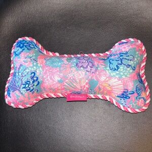 Lilly Pulitzer Dog Bone Toy